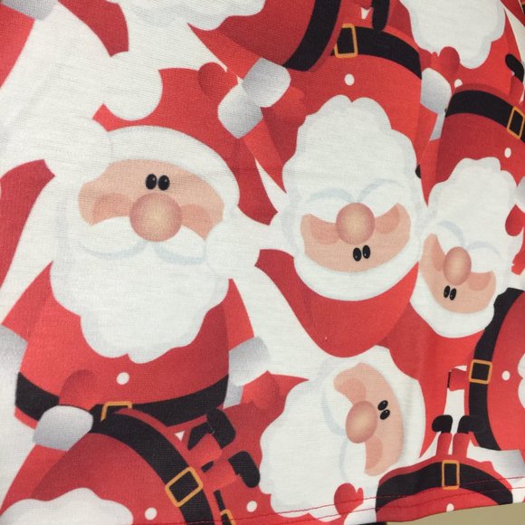 MISSLOOK Tunic Top M/L Holiday Santa Claus Chr… - Picture 11 of 16